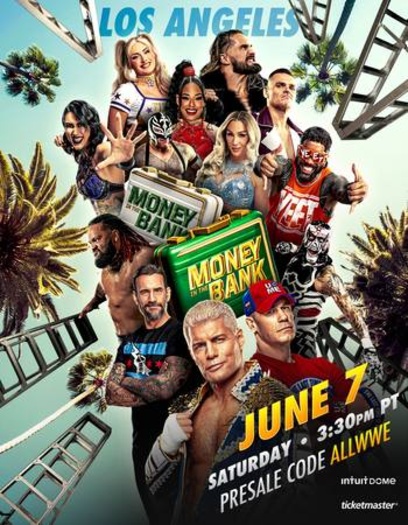  WWE Money in the Bank (7th June 2025) PPV English Full Show HDRip | 720p | 480p